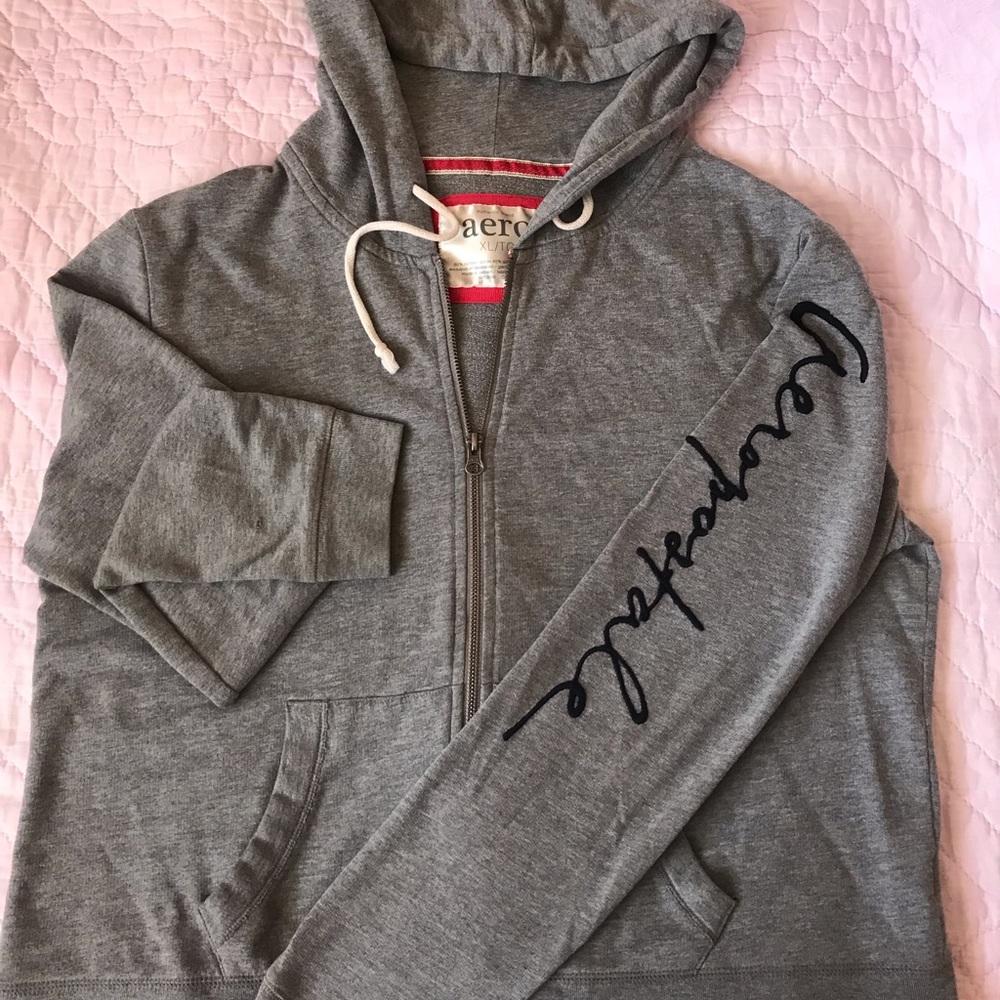 Aeropostale’s zip up hoodie